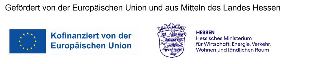 Logo der EU und Hessen