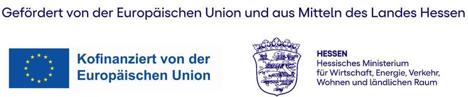 Logo der EU und Hessen