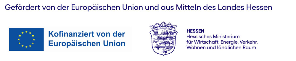 Logo der EU und Hessen